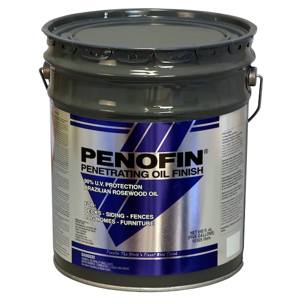Penofin Semi-Transparent Redwood Oil-Based Penetrating Wood Stain 5 gal
